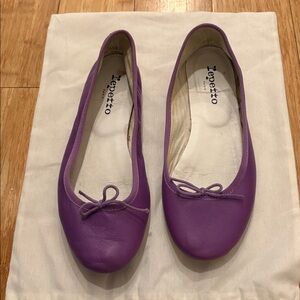 Repetto Lilac Ballet Flats with Bow